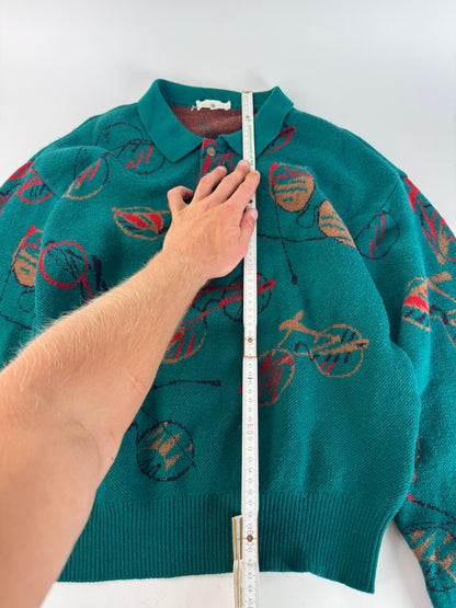 Vintage vintage Balenciaga Sweather Green L