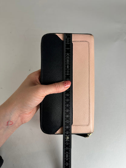 Vintage Marni Leather Wallet Rose Black