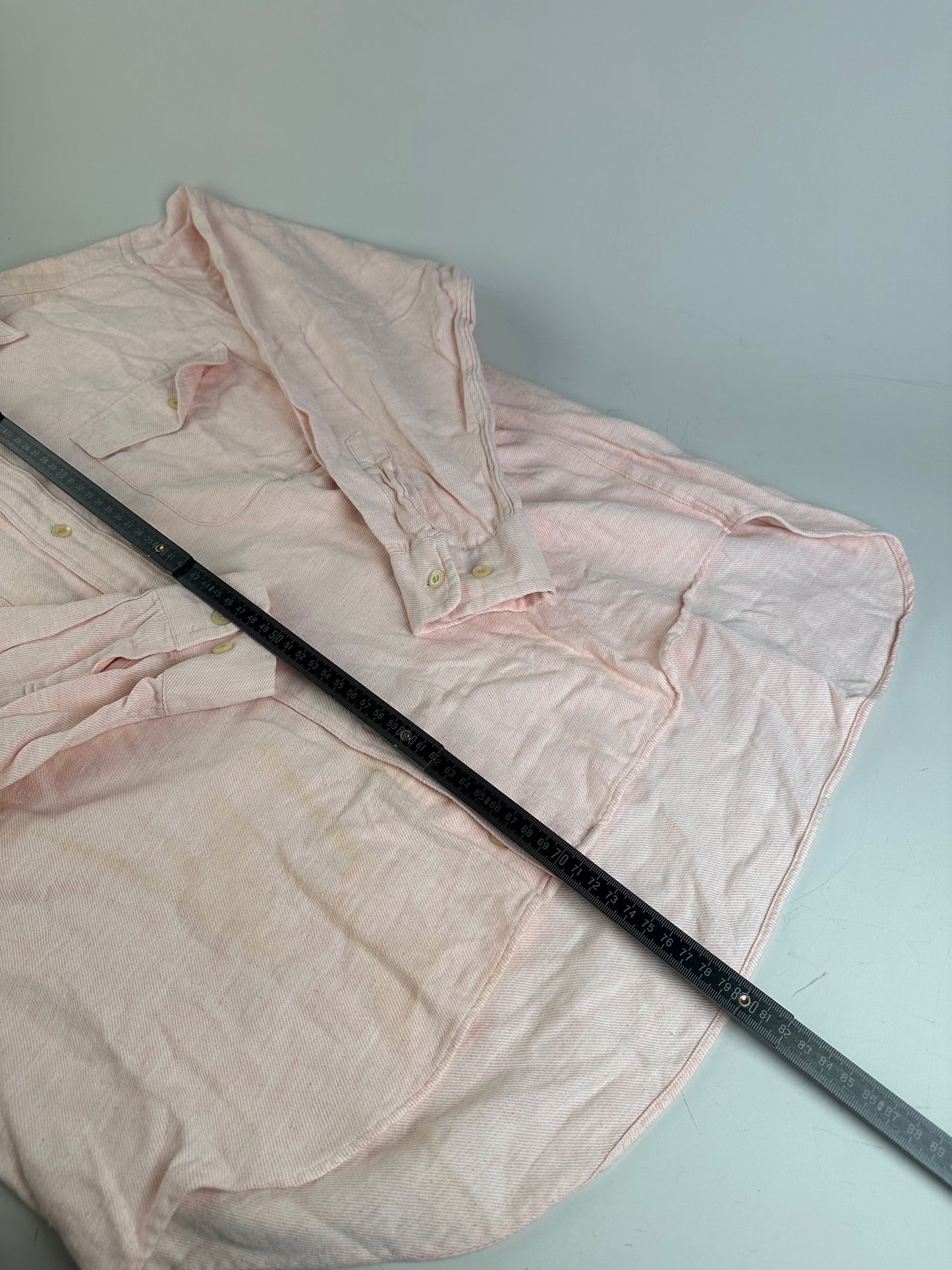 Vintage Dior Cotton Shirt Light Pink L