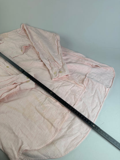 Vintage Dior Cotton Shirt Light Pink L