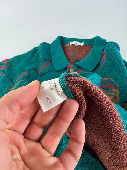 Vintage vintage Balenciaga Sweather Green L