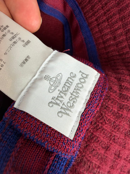 Vintage Vivienne Westwood Wool Blend Bucket Hat Burgundy S/M