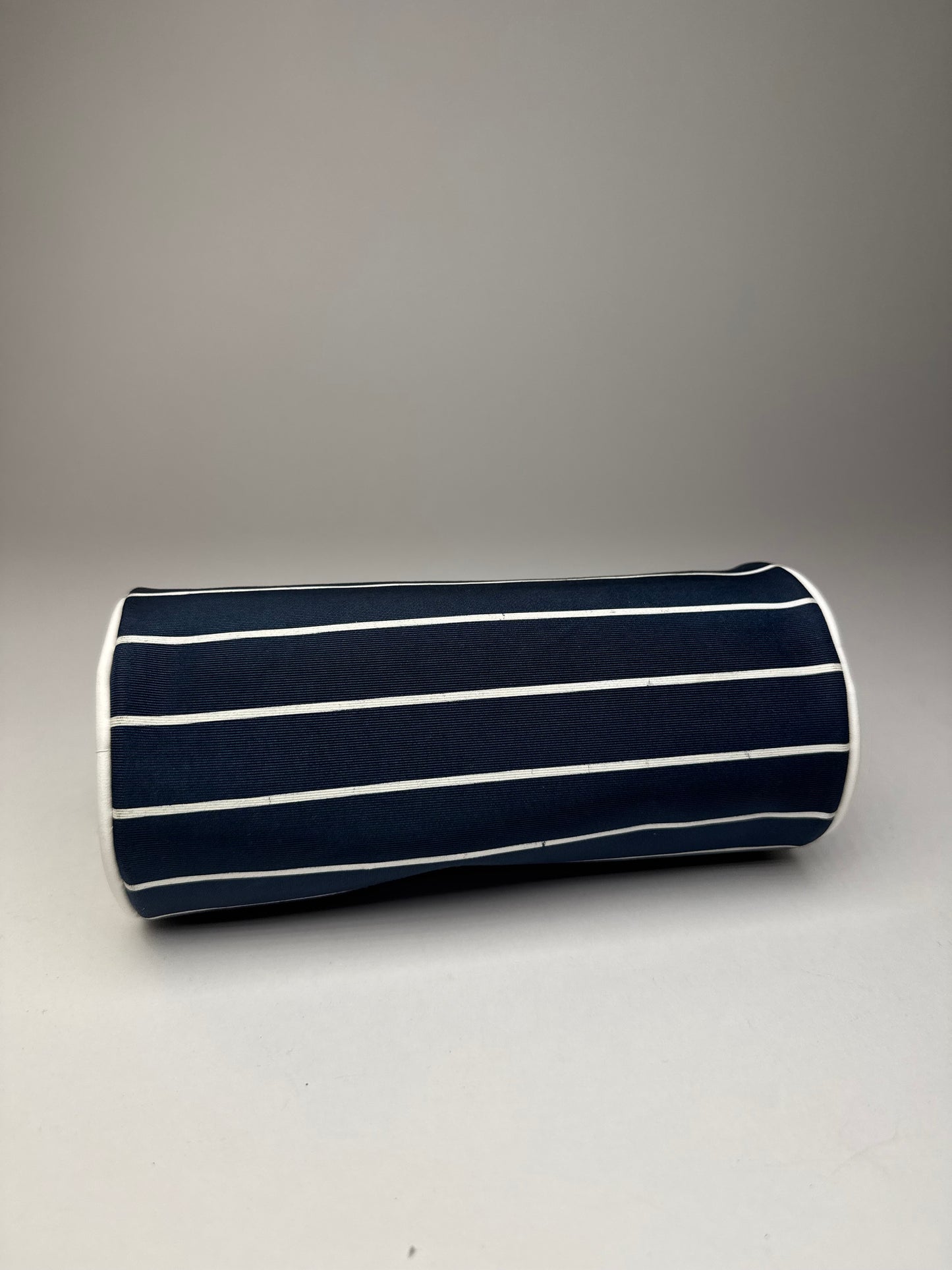 Vintage Courres Mini Bag Navy White Striped