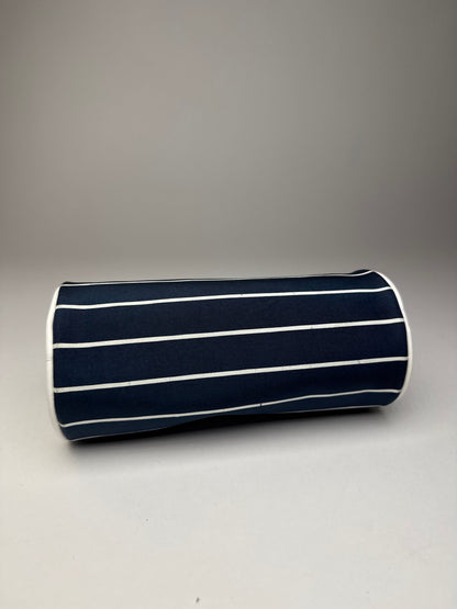 Vintage Courres Mini Bag Navy White Striped