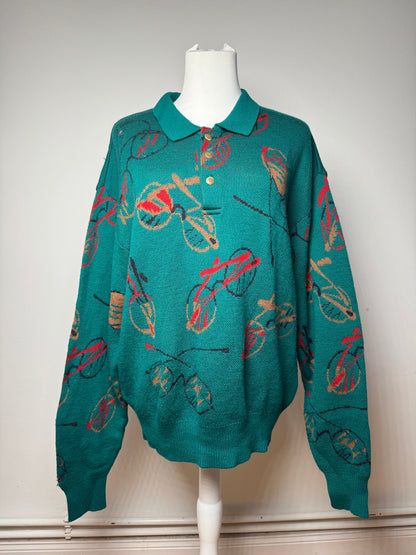 Vintage vintage Balenciaga Sweather Green L