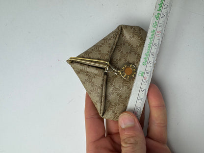 Vintage Celine Paris Leather Purse/Card Holder beige brown