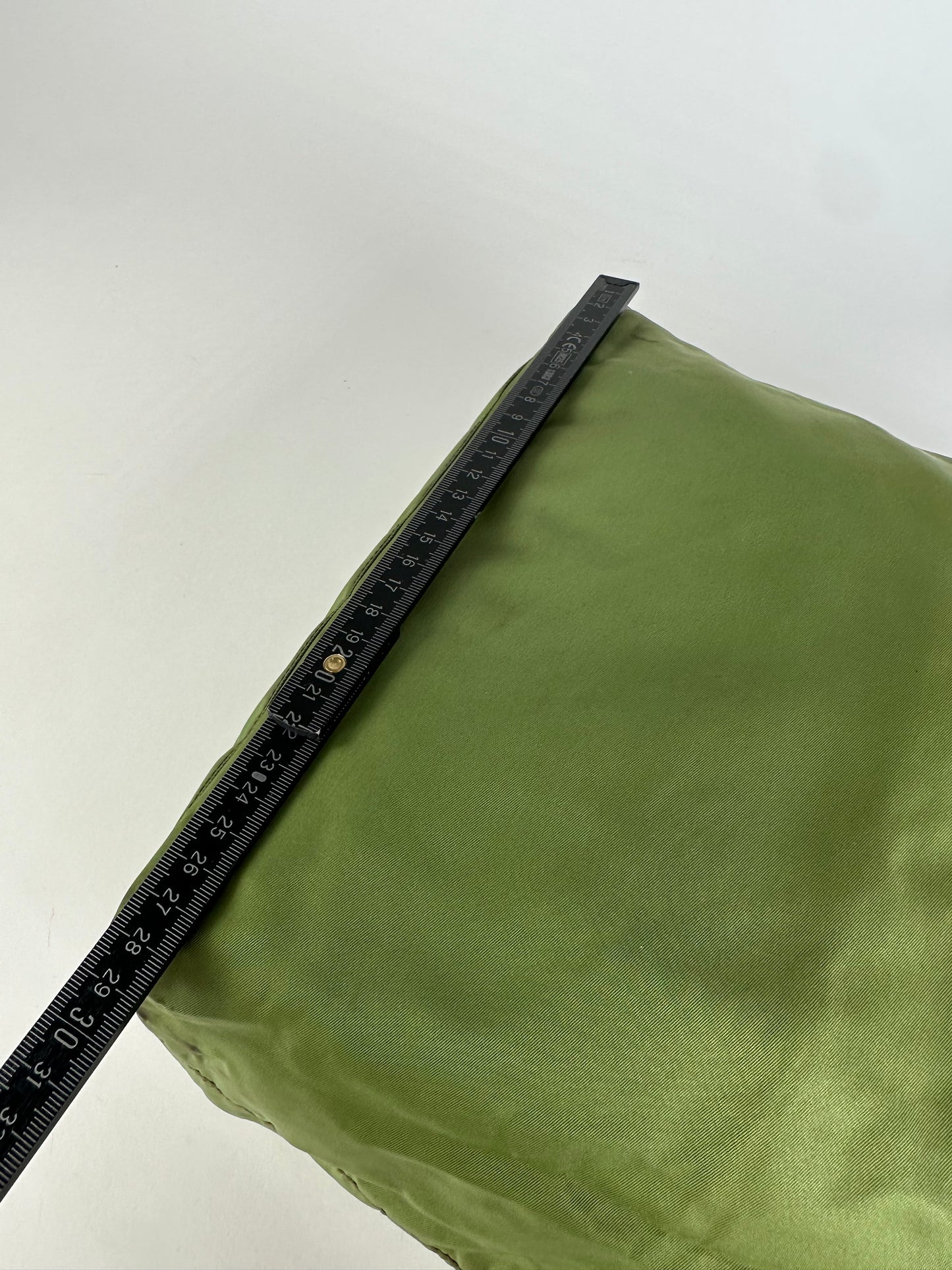 Vintage Prada Triangle Polyester Bag Green