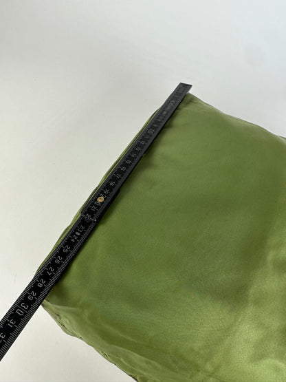 Vintage Prada Triangle Polyester Bag Green