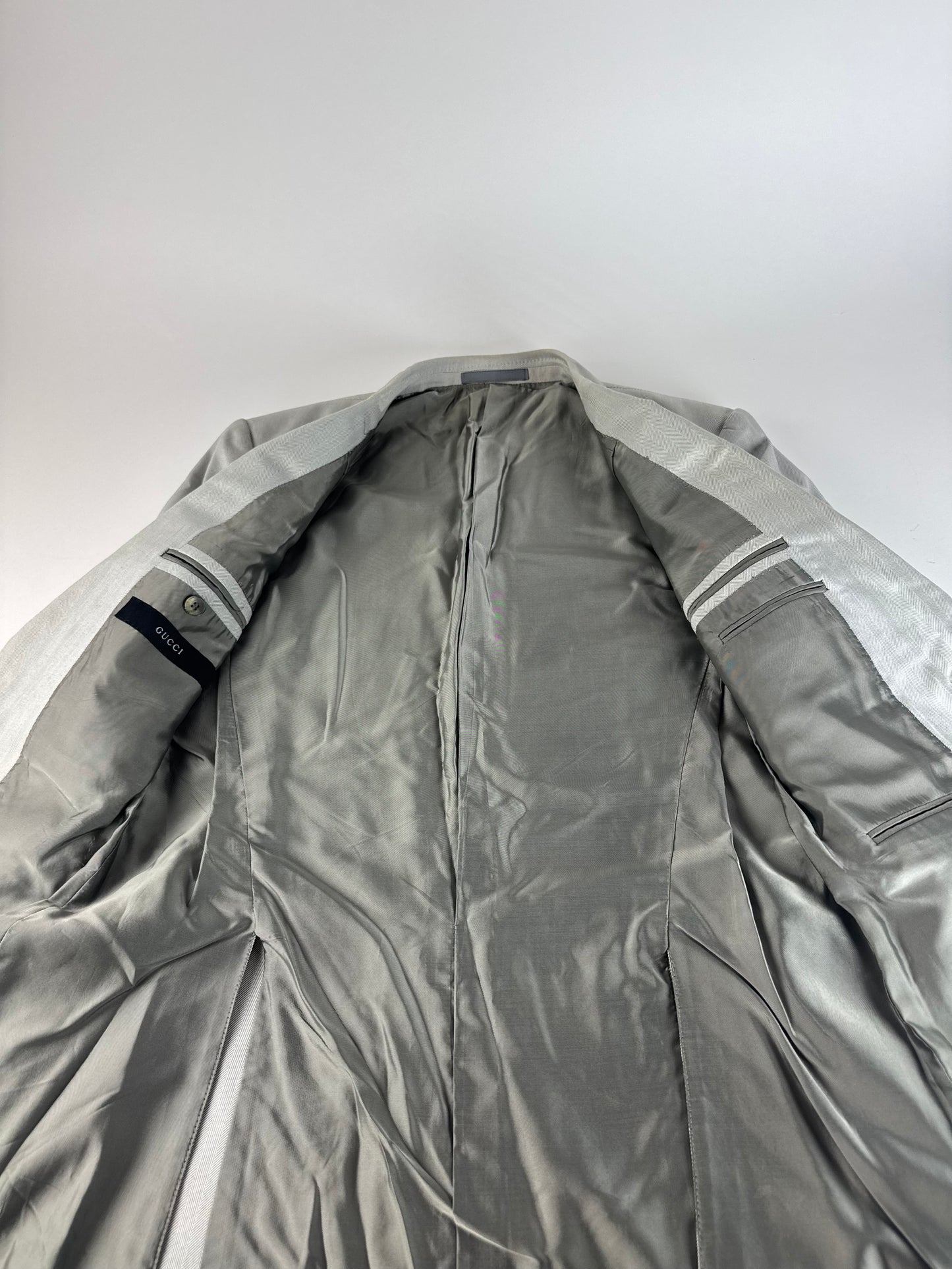 Vintage Gucci Men’s Suit Silver 46/S