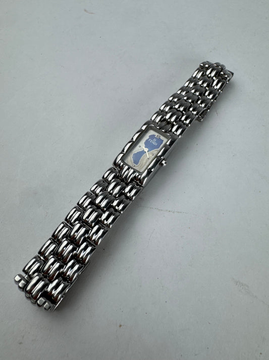Vintage Fendi Quartz steel Watch Silver
