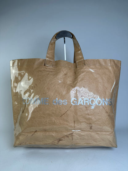 Vintage Comme Des Garcons Paper Tote Bag Tan