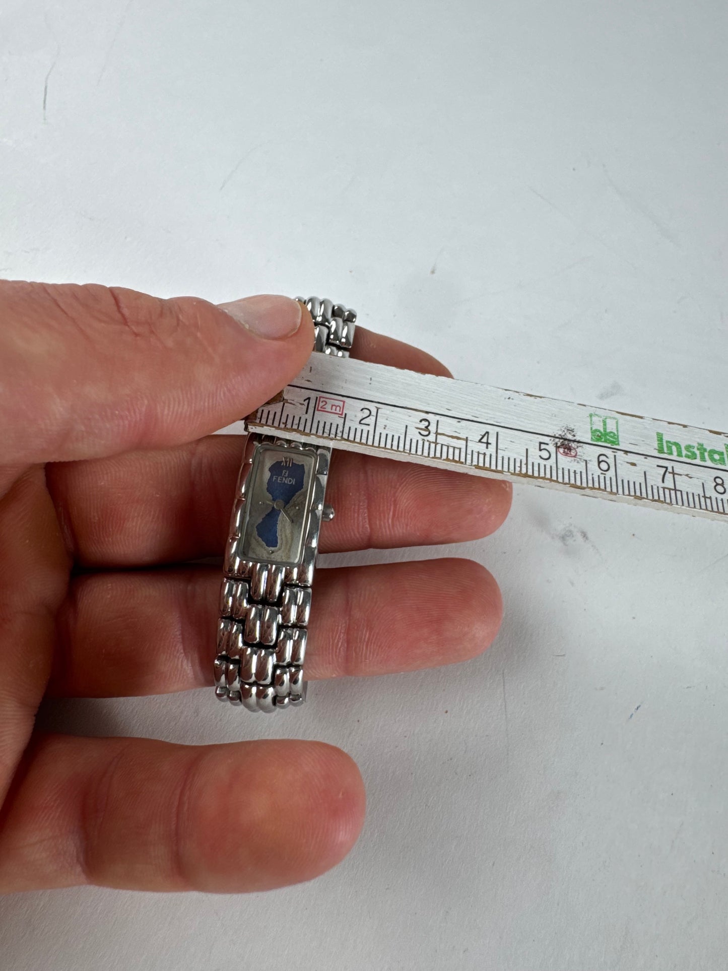 Vintage Fendi Quartz steel Watch Silver