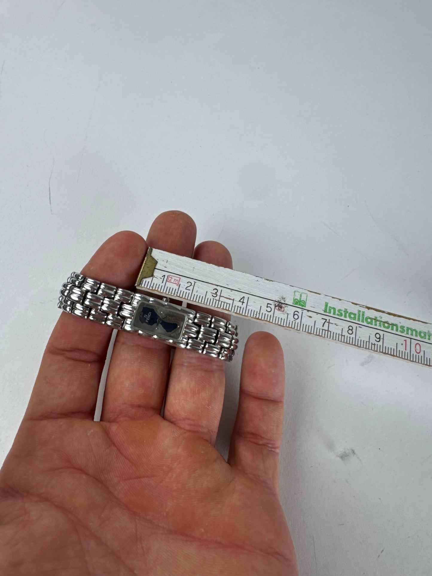 Vintage Fendi Quartz steel Watch Silver