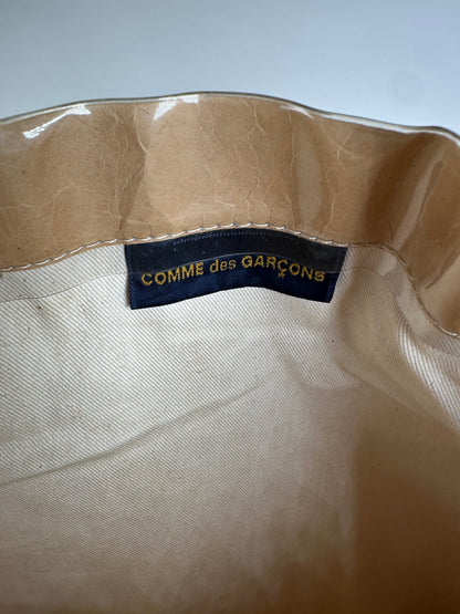 Vintage Comme Des Garcons Paper Tote Bag Tan