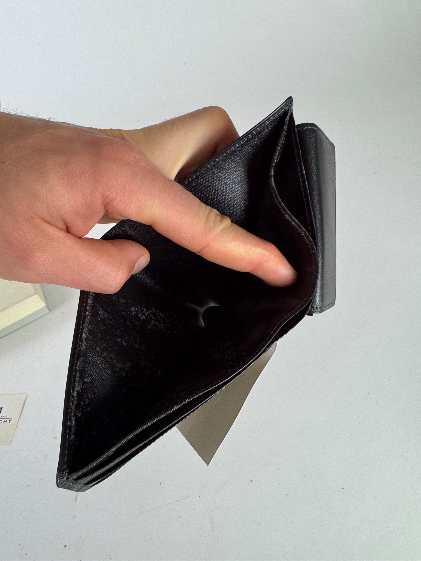 Vintage Givenchy Leather Wallet black