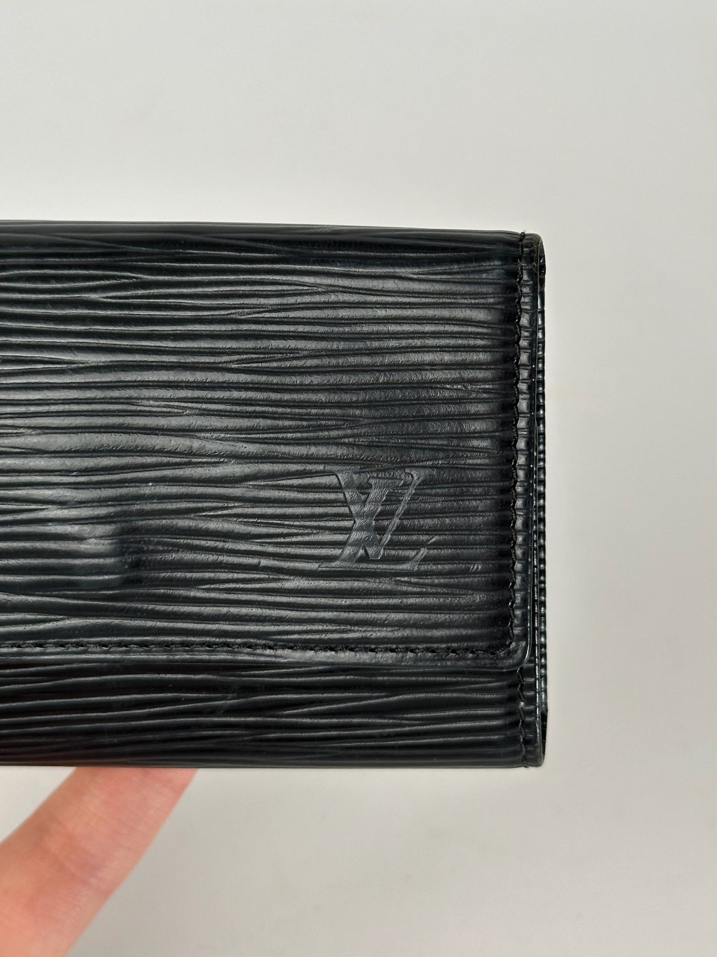 Vintage Louis Vuitton EPI Leather Key Holder Black