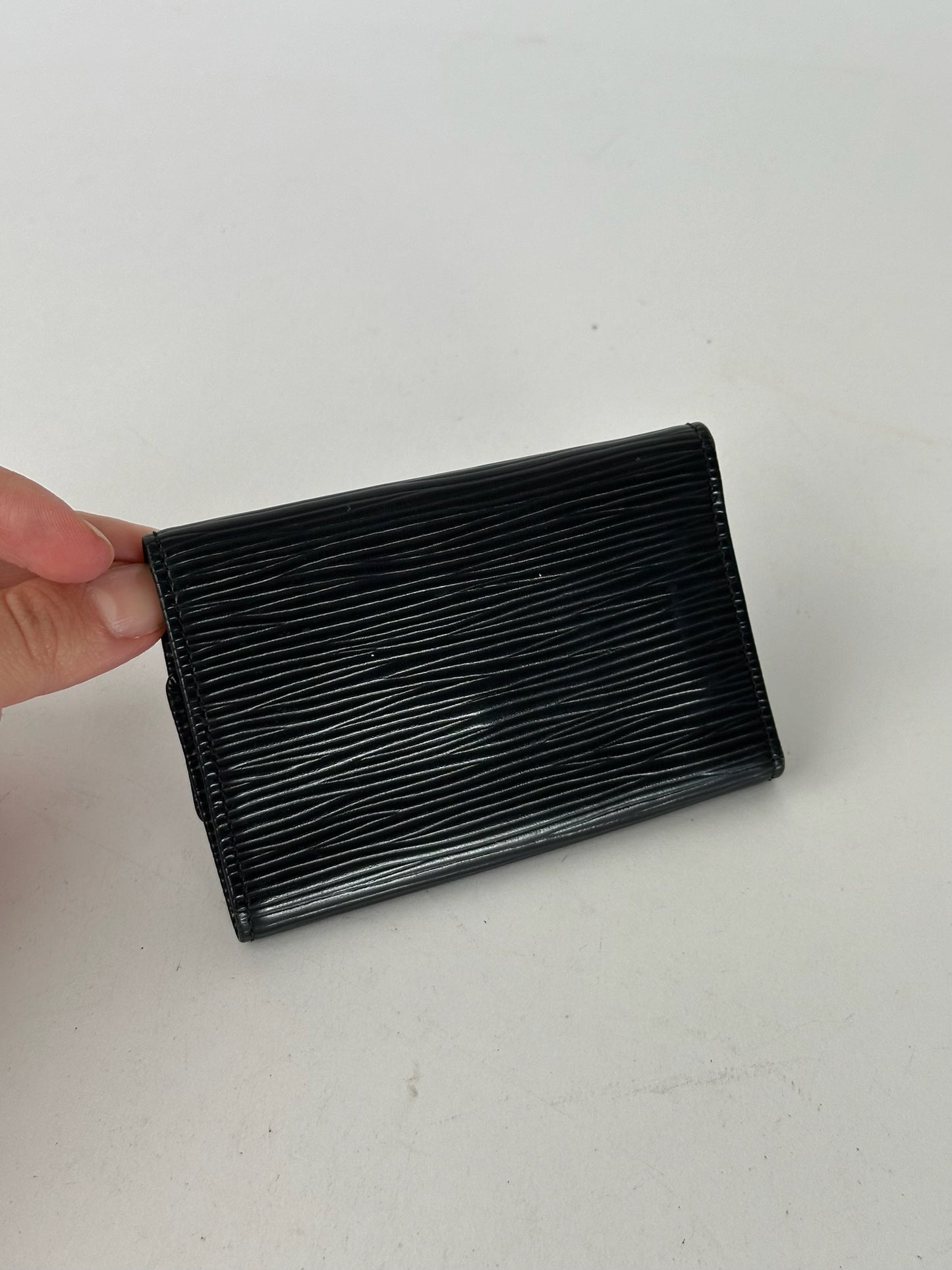 Vintage Louis Vuitton EPI Leather Key Holder Black