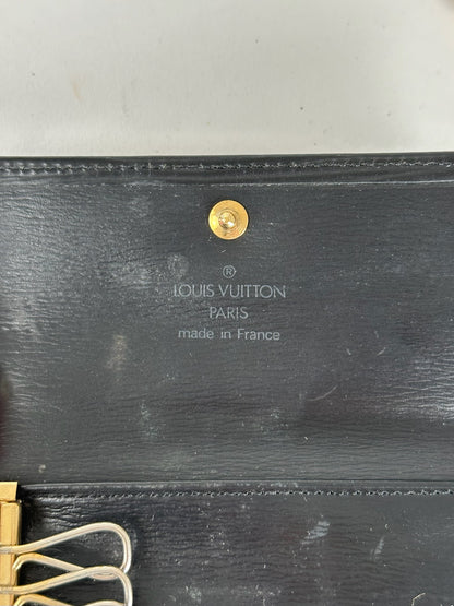 Vintage Louis Vuitton EPI Leather Key Holder Black