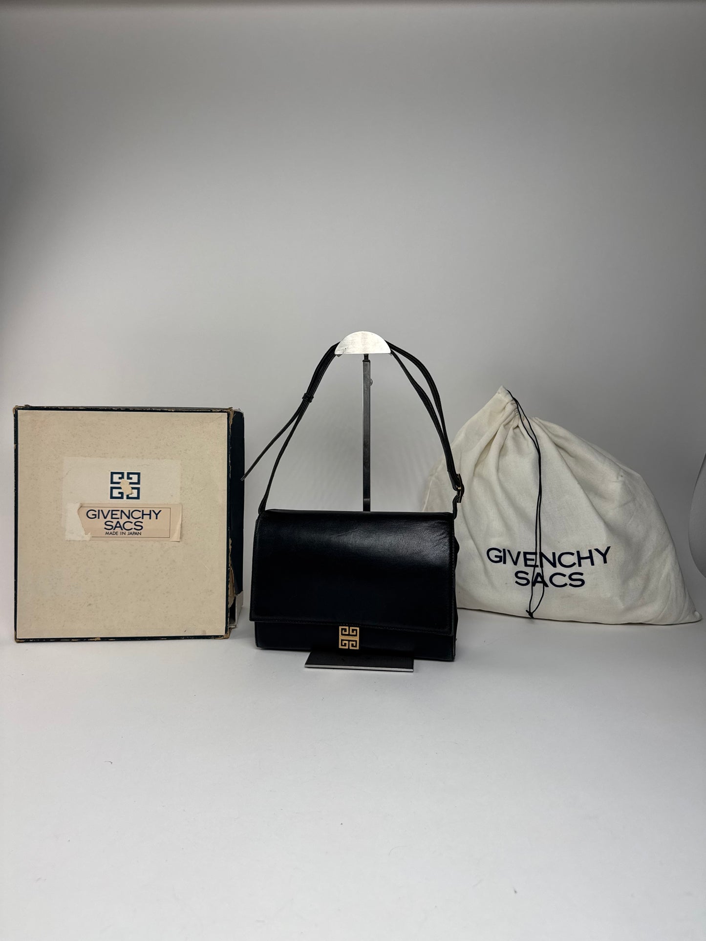 Vintage Givenchy Multiway Leather Bag Black