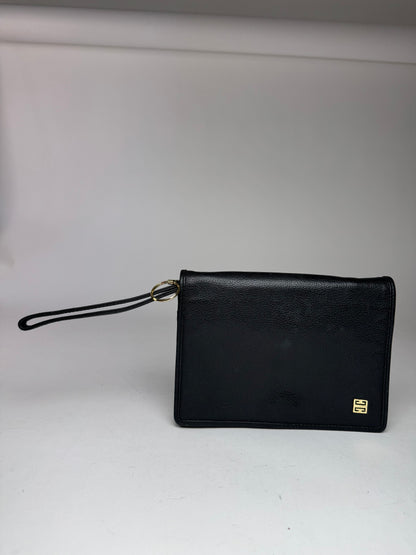 Vintage  Givenchy Leather Clutch black