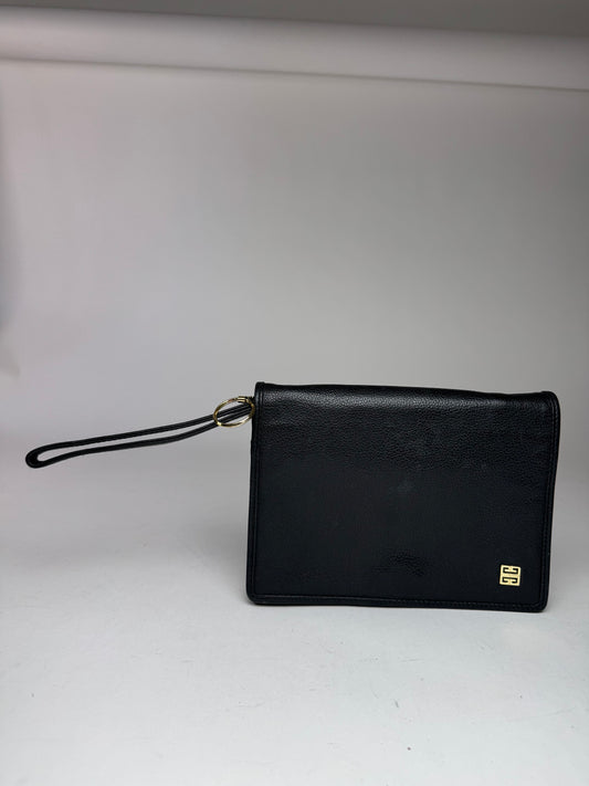 Vintage  Givenchy Leather Clutch black
