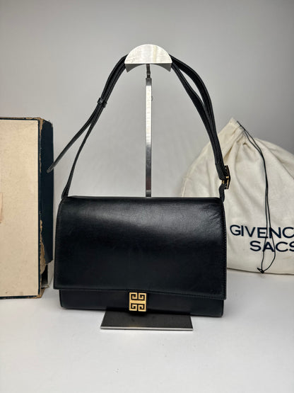 Vintage Givenchy Multiway Leather Bag Black