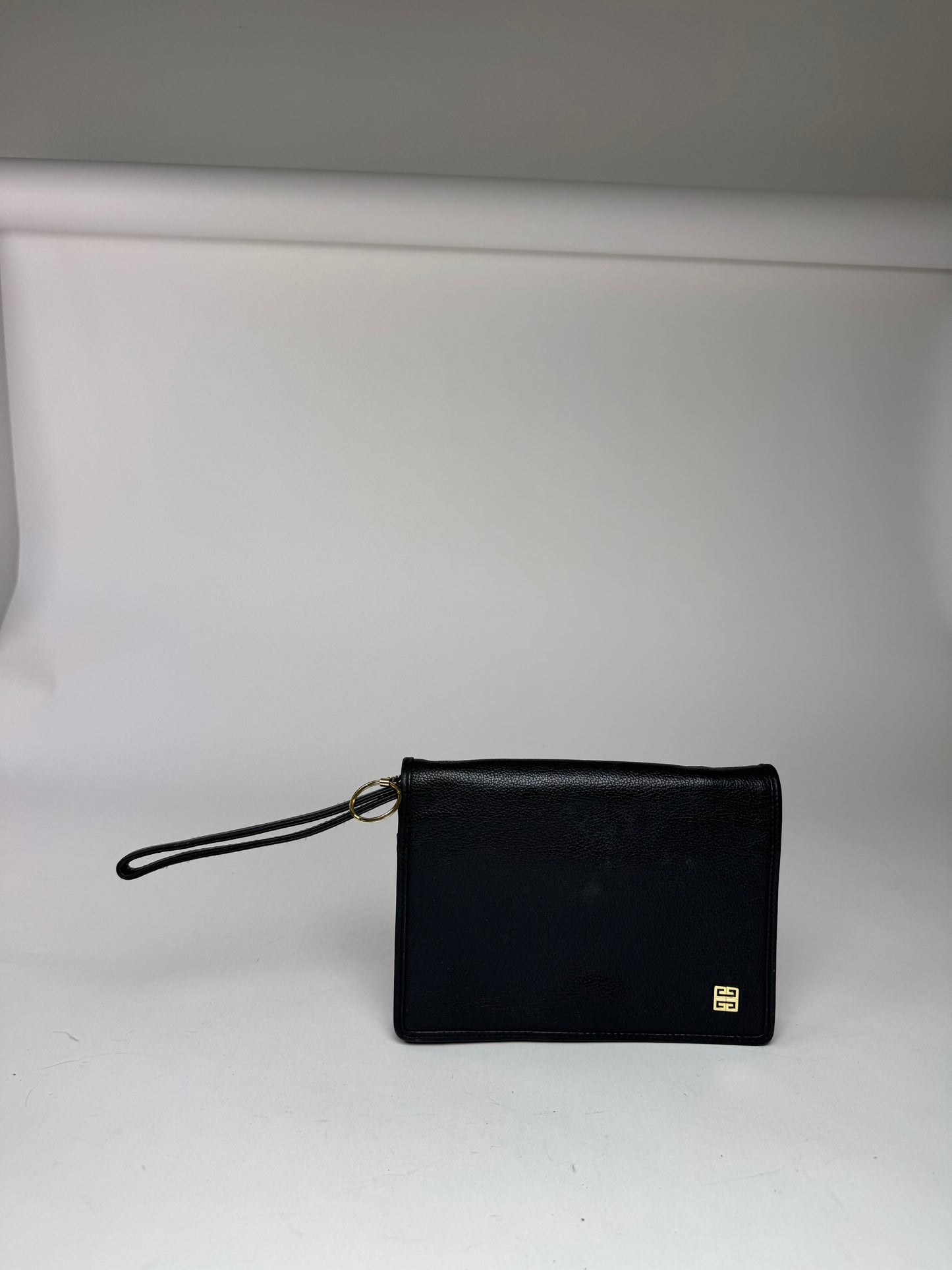 Vintage  Givenchy Leather Clutch black