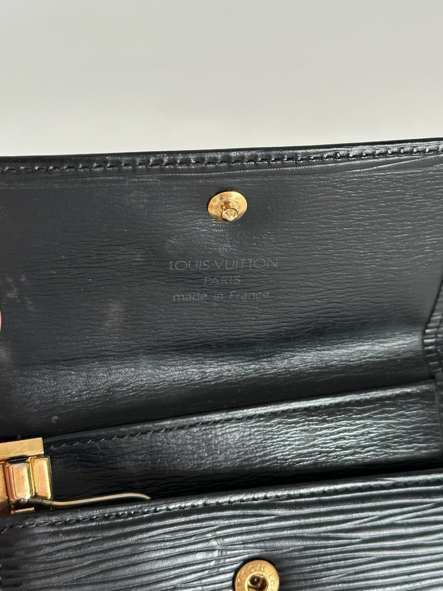 Vintage Louis Vuitton EPI Leather Key Holder Black