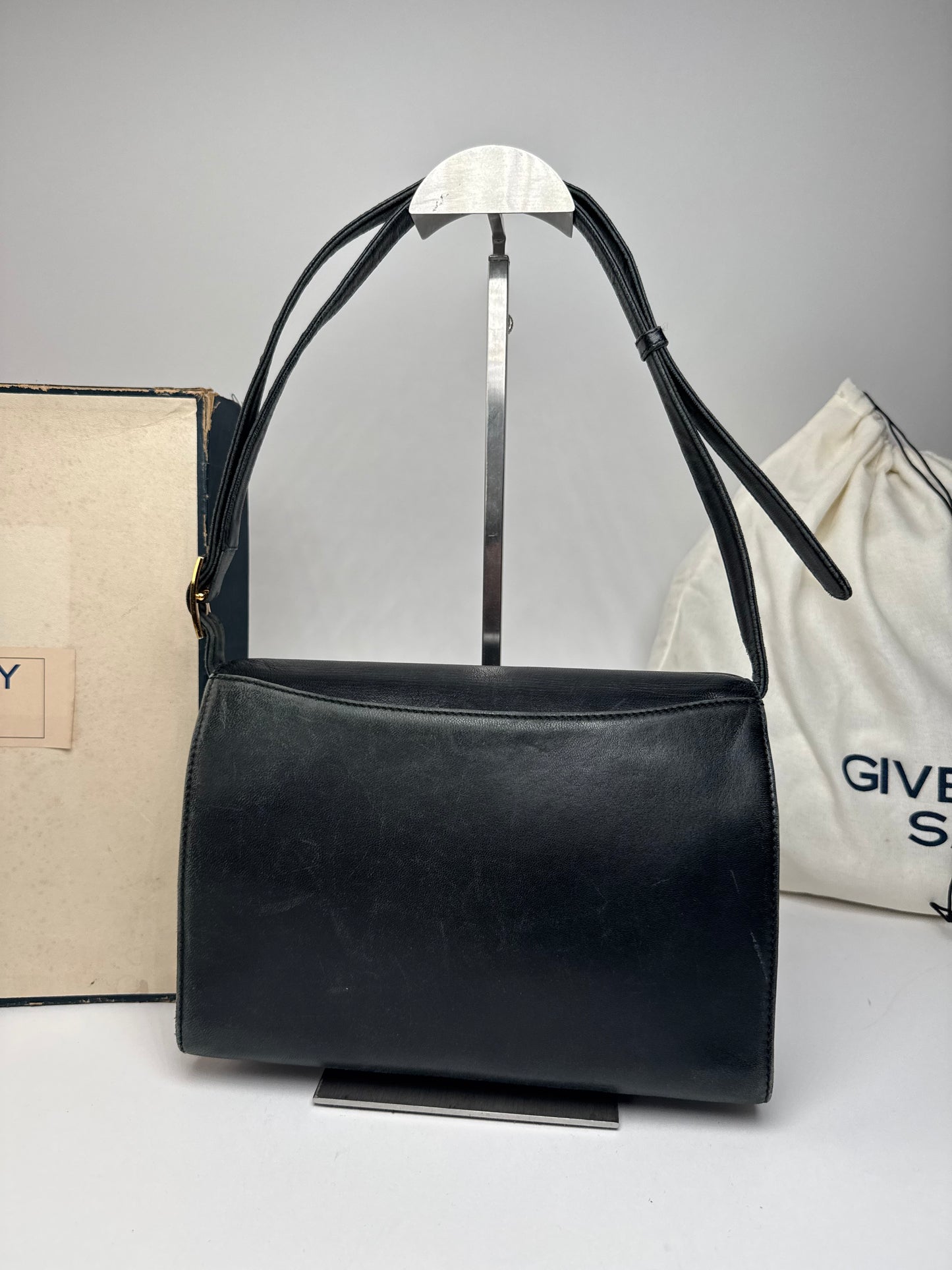 Vintage Givenchy Multiway Leather Bag Black