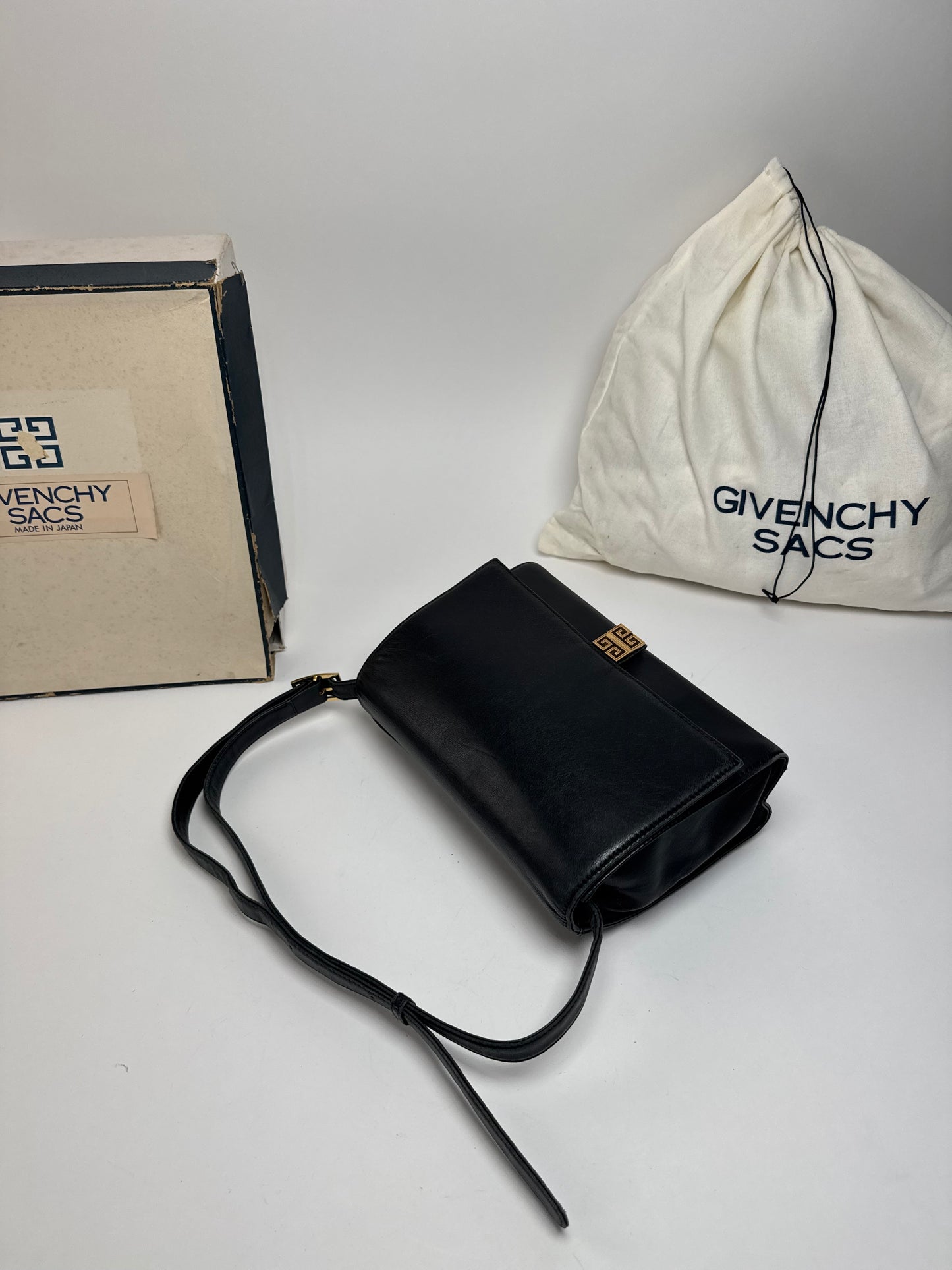 Vintage Givenchy Multiway Leather Bag Black