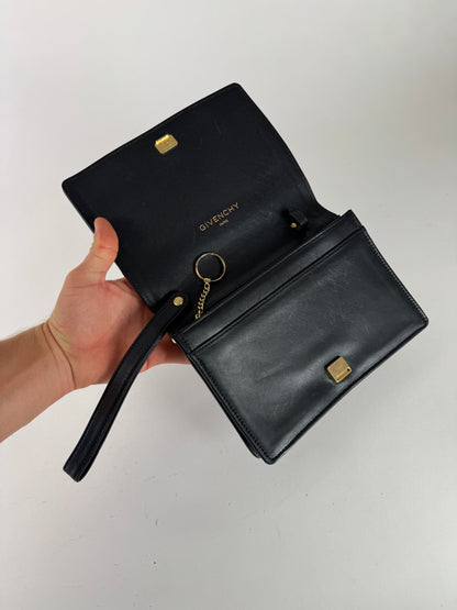 Vintage  Givenchy Leather Clutch black