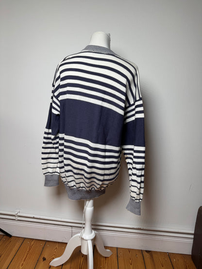 Vintage Dior Abstract Men’s Sweater Black White M