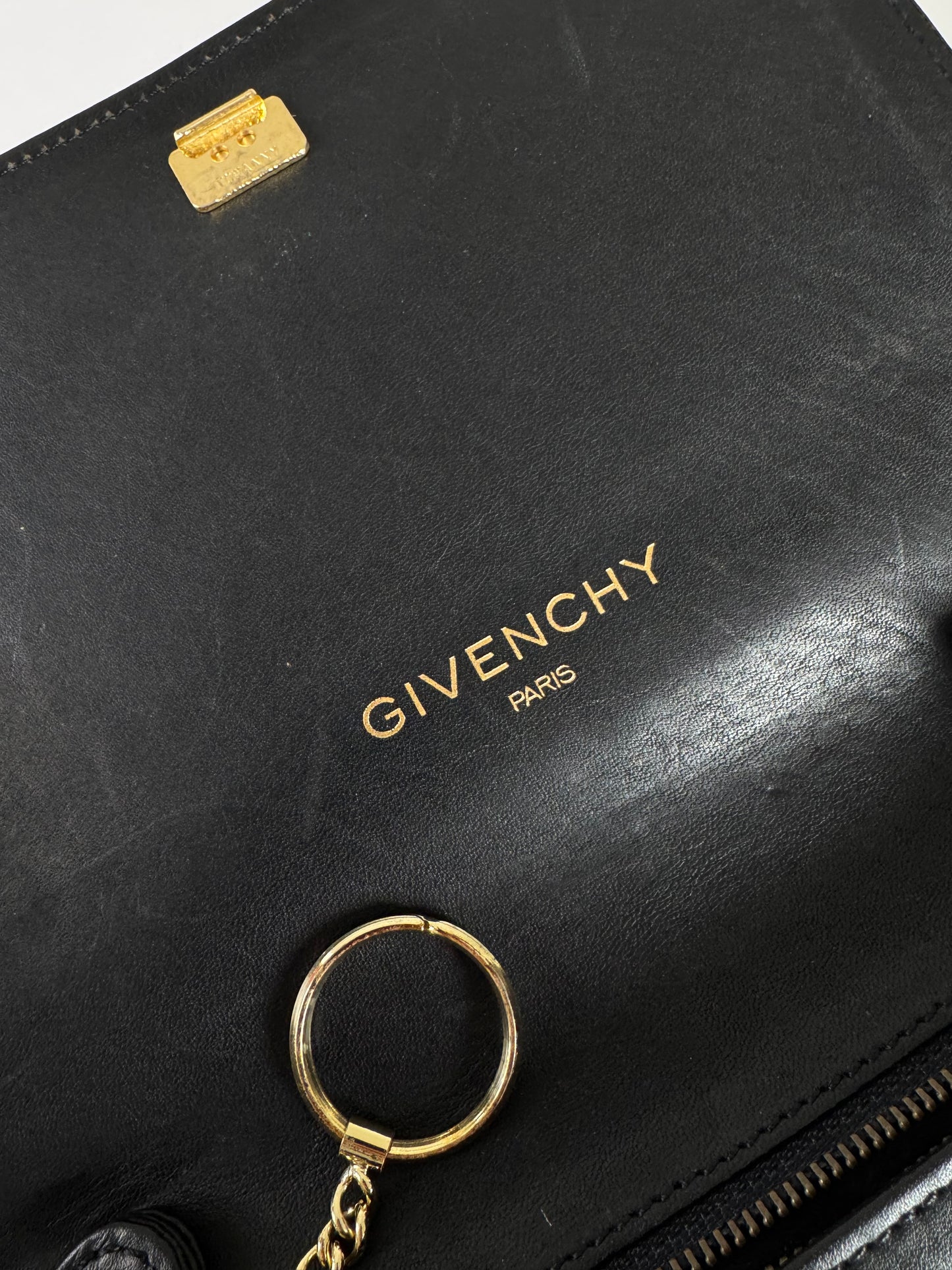 Vintage  Givenchy Leather Clutch black