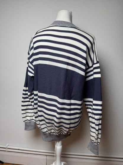 Vintage Dior Abstract Men’s Sweater Black White M