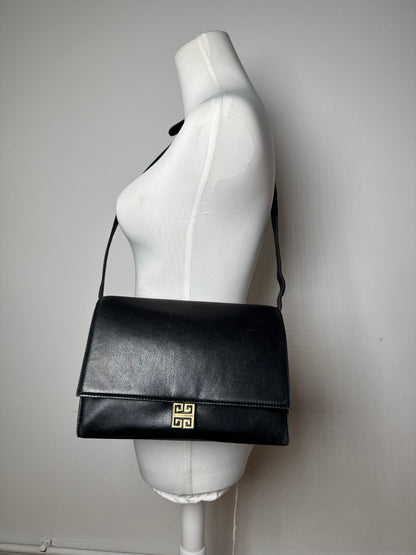 Vintage Givenchy Multiway Leather Bag Black