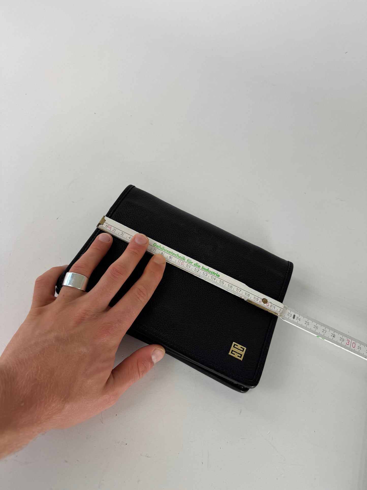 Vintage  Givenchy Leather Clutch black