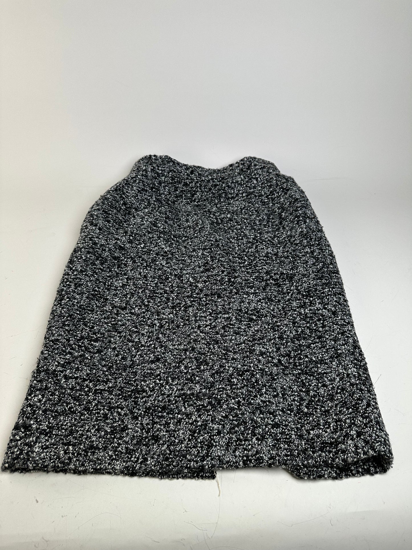 Vintage Yves Saint Laurent Wool Blend Dress Black White XS