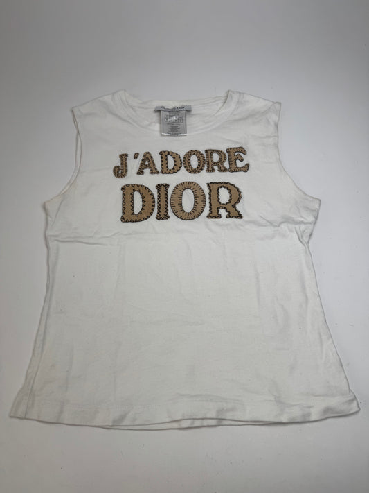 Vintage Dior J‘Adore Dior Top White