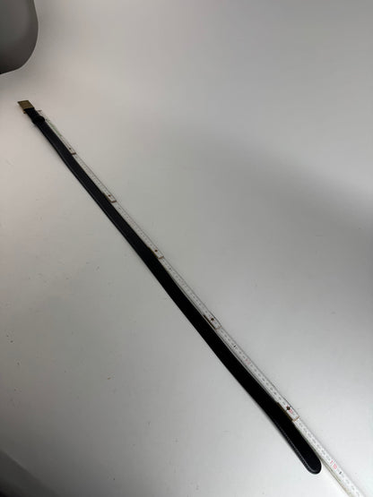 Vintage Yves Saint Laurent Leather Belt black