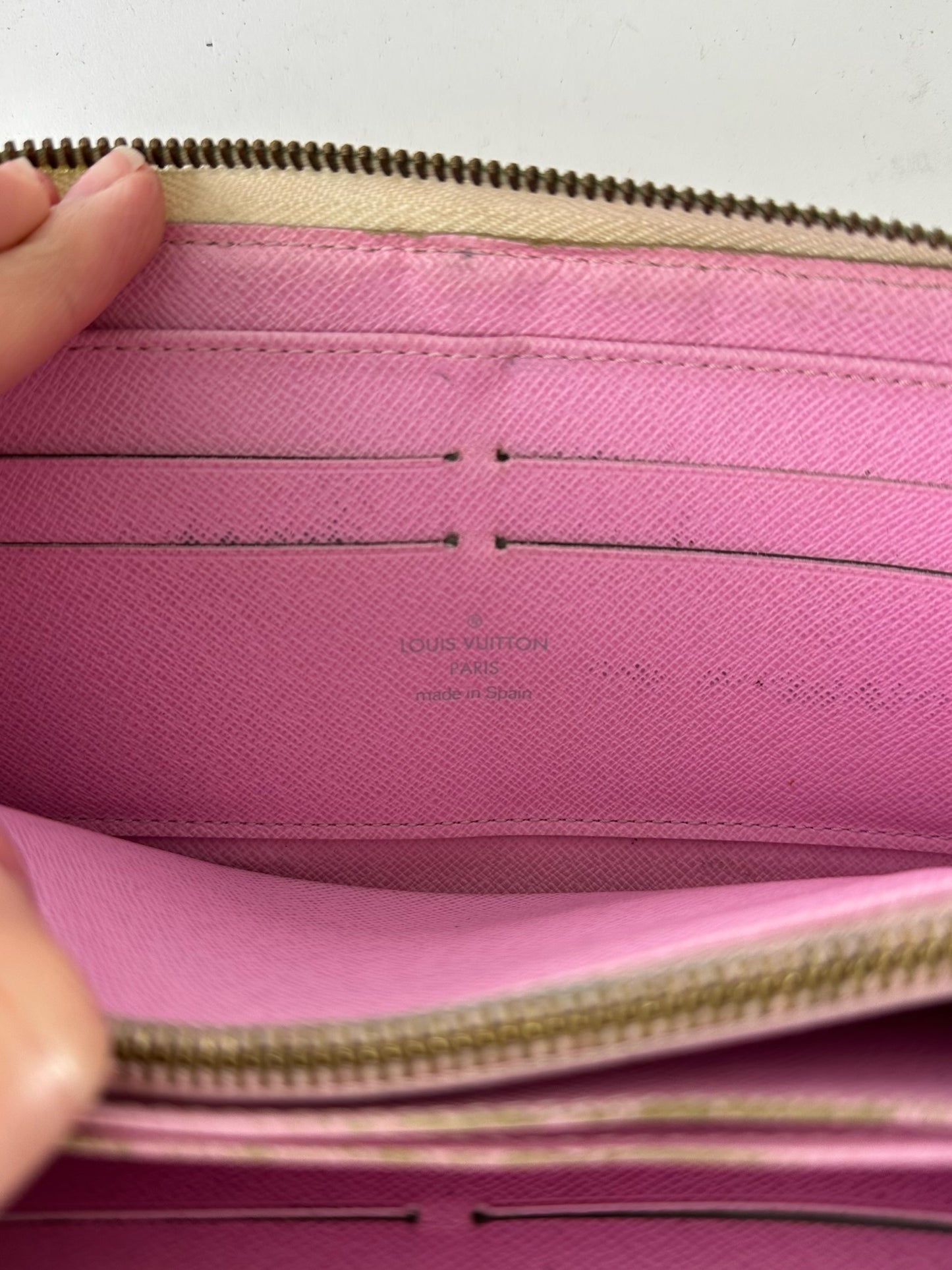 Vintage Louis Vuitton Murakami Leather Wallet White