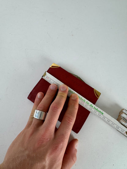 Vintage  Givenchy GV3 leather wallet Red