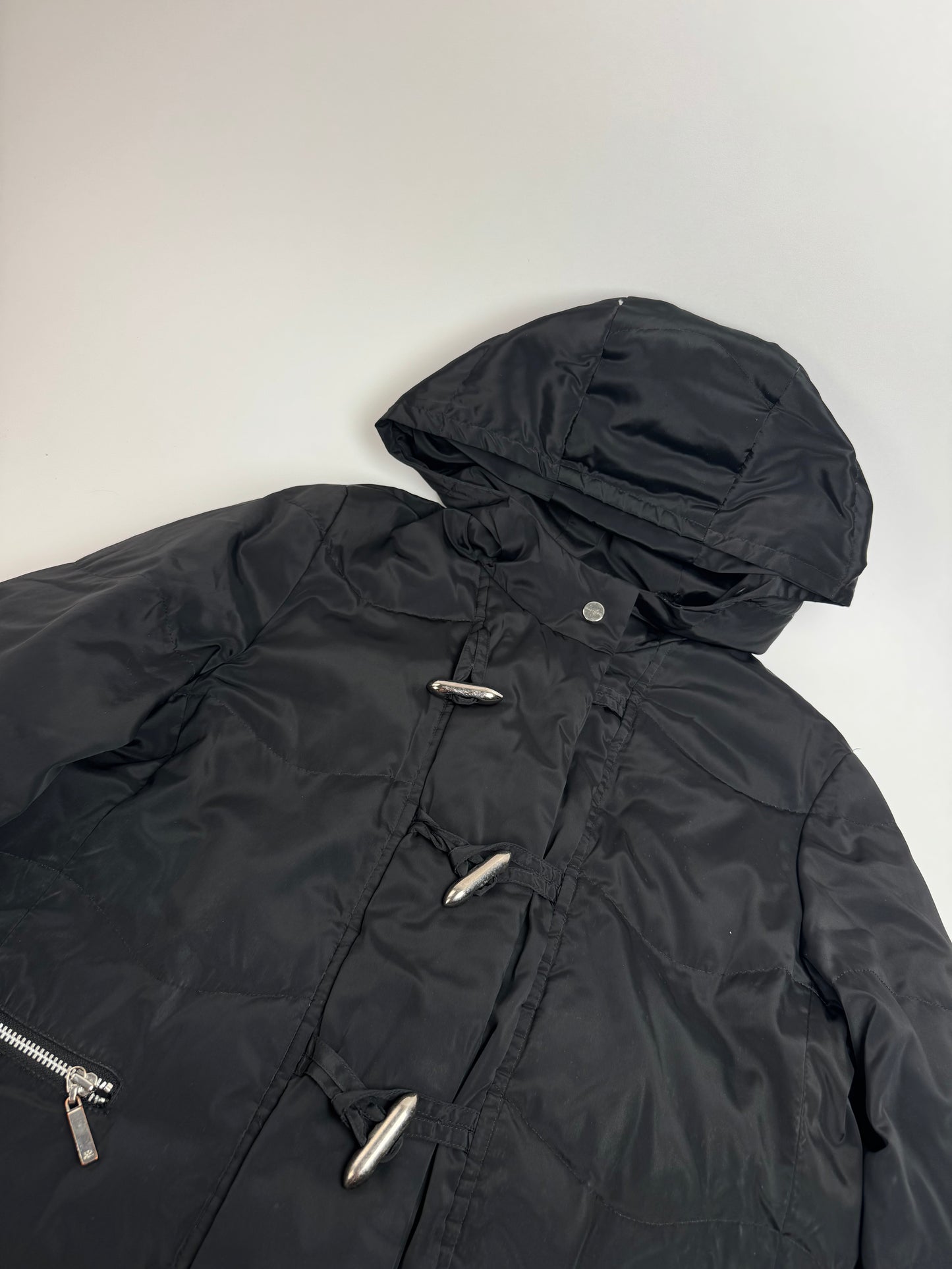 Vintage Courreges Down Parka Black 40/L