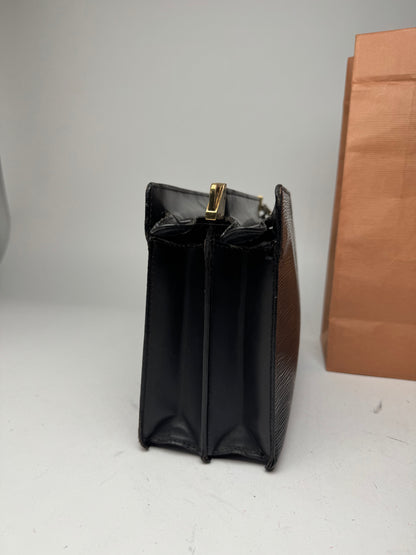 Vintage Louis Vuitton EPI Leather Clutch Black