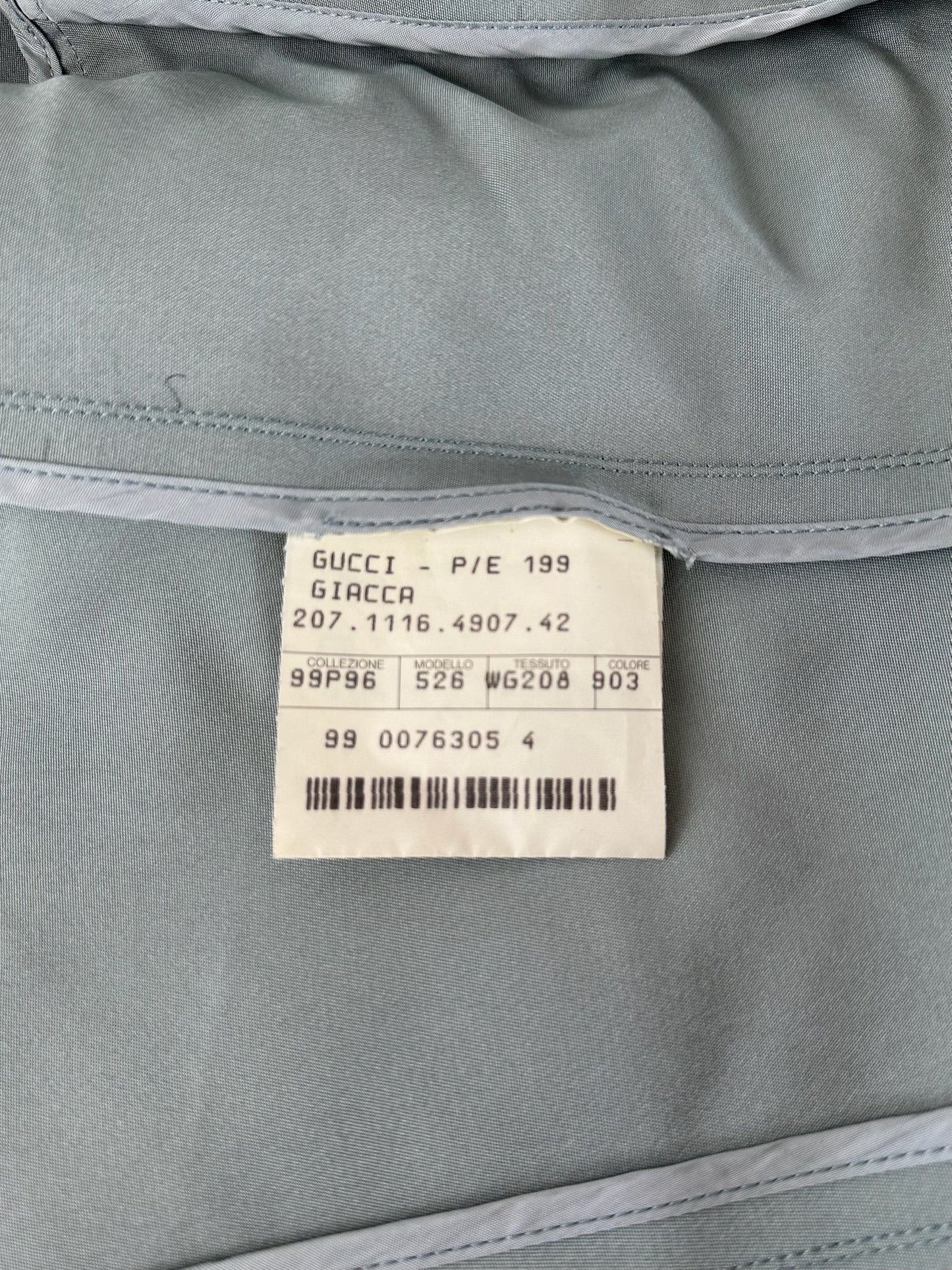 Vintage Gucci Silk Blazer /Trech 38/M