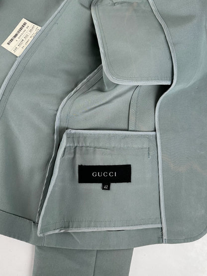 Vintage Gucci Silk Blazer /Trech 38/M
