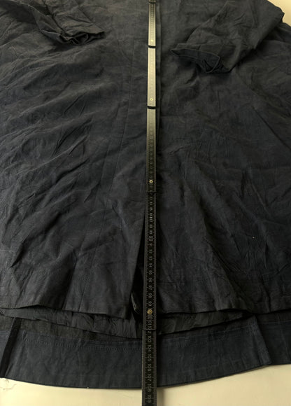 Vintage Dior Longline Coat Dark Blue L