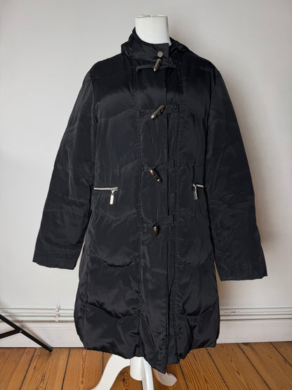 Vintage Courreges Down Parka Black 40/L