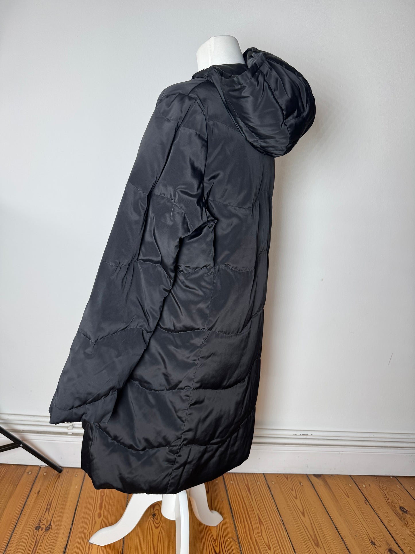 Vintage Courreges Down Parka Black 40/L