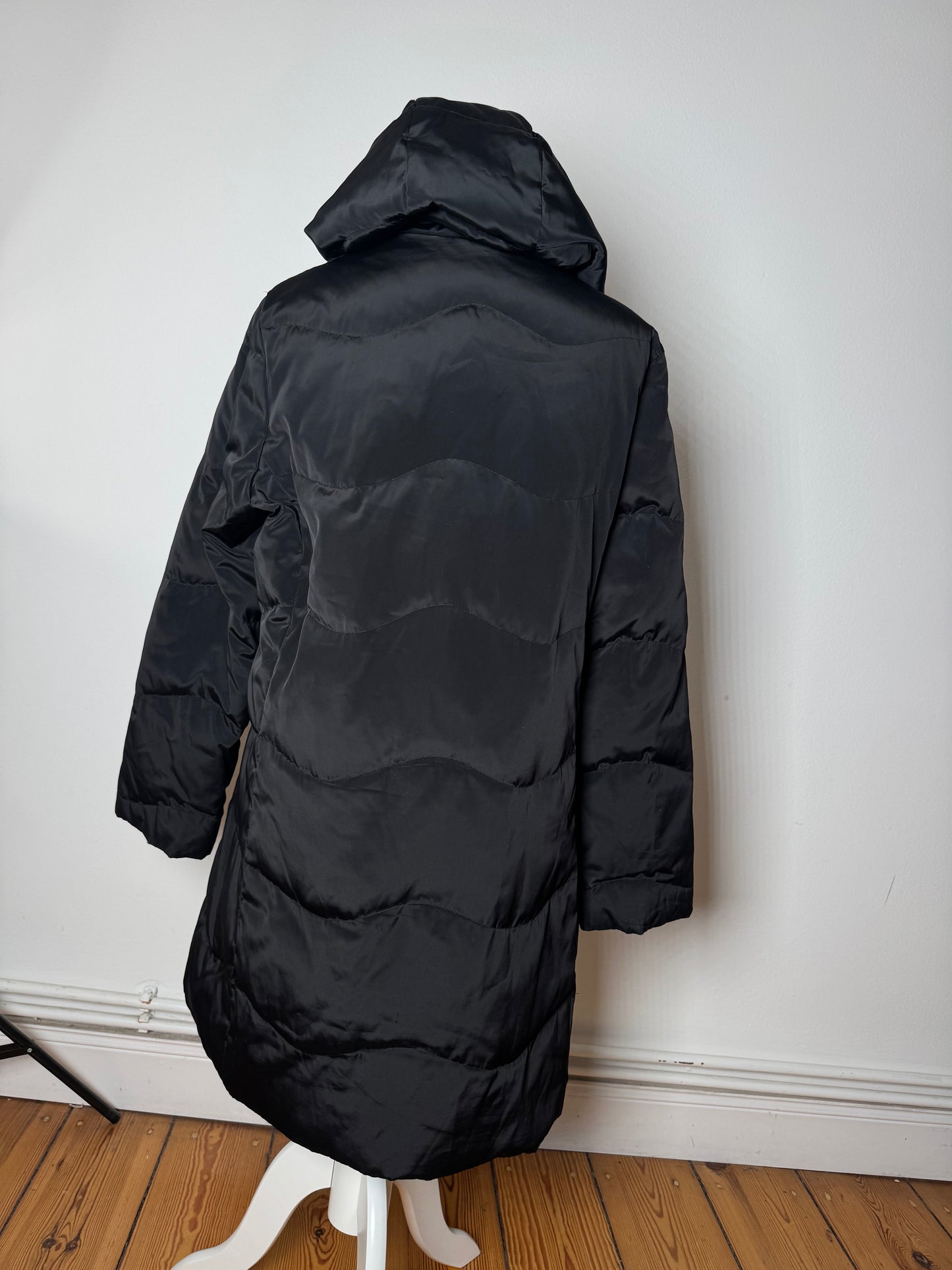 Vintage Courreges Down Parka Black 40/L