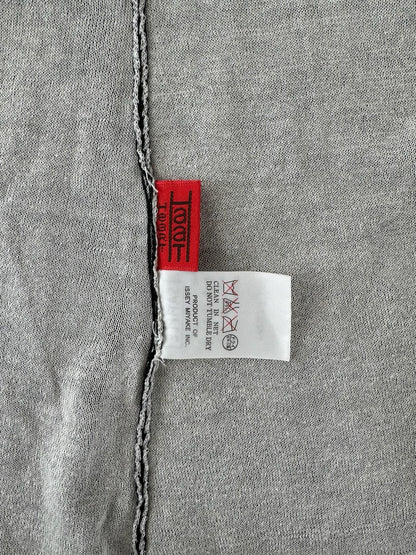 Vintage Issey Miyake Wool Top Black Grey